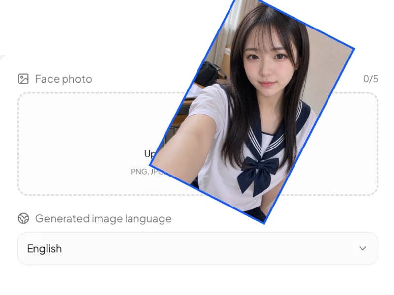 写真をアップロードする