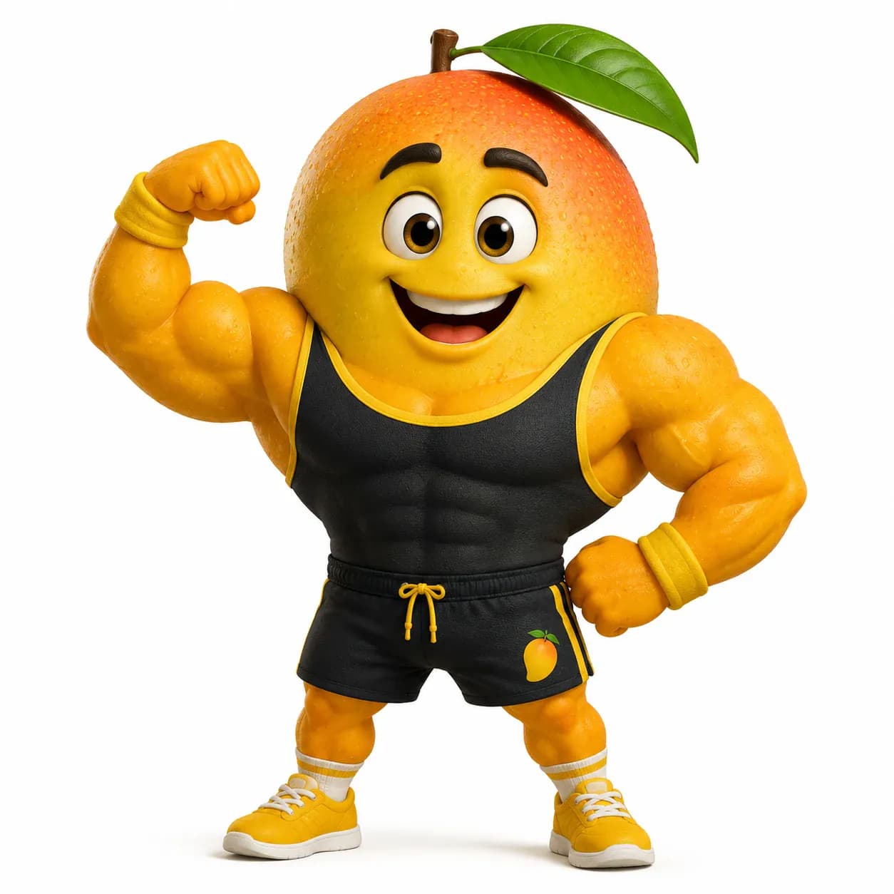 Fit Mango Gym Character