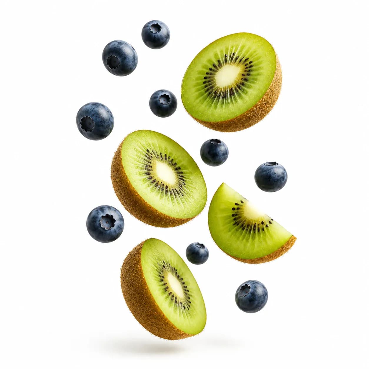 Floating Kiwi & Berry Pattern