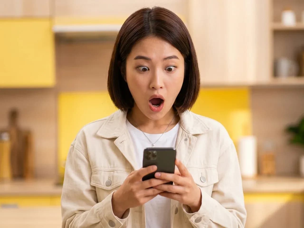 Person uploading a clear selfie or preparing a character description