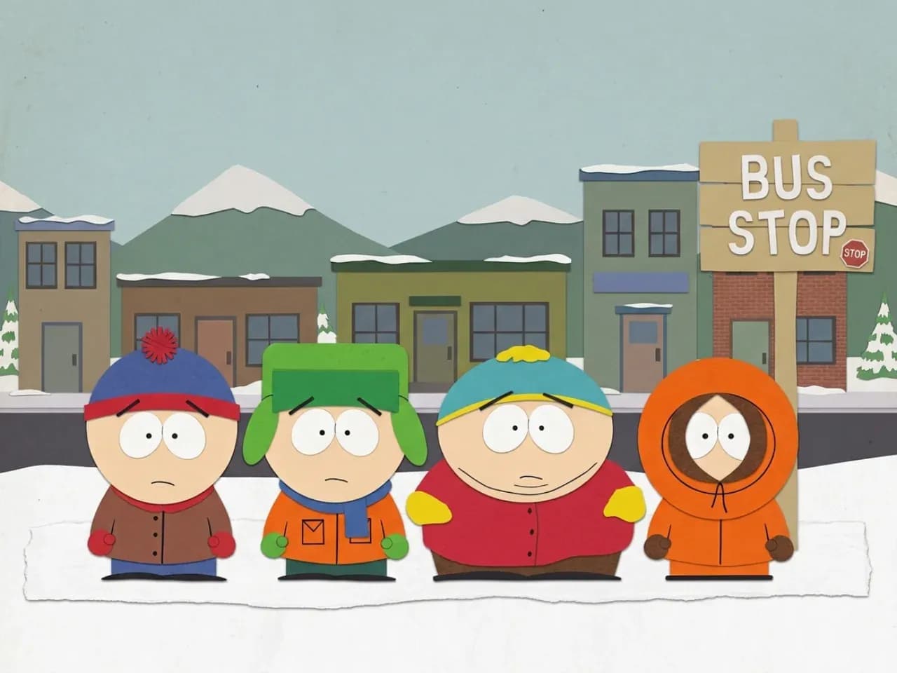 High-resolution South Park style character artwork displayed as a poster